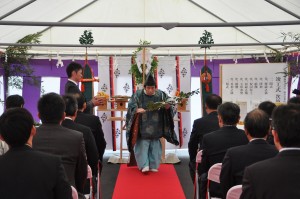竣工式の様子