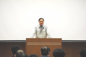 開会挨拶（稲垣社長）
